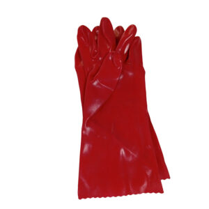 Rubber gloves Red